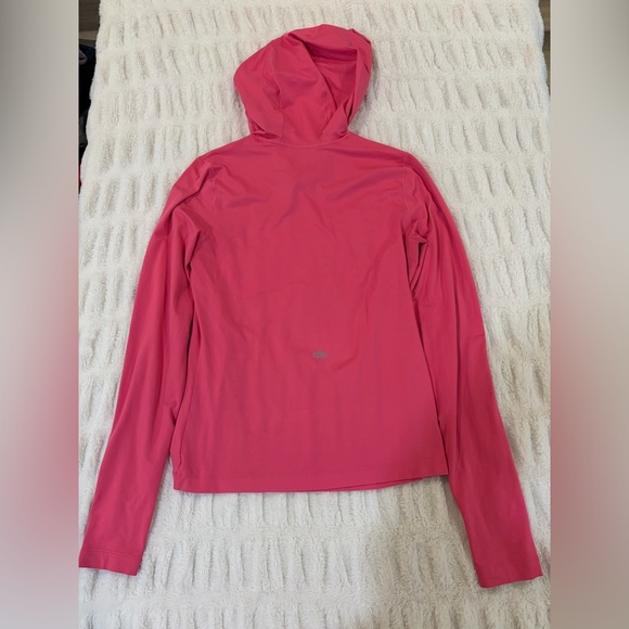 Alo Yoga Alosoft Long Sleeve Hooded Runner in pink Size M - Picture 5 of 6